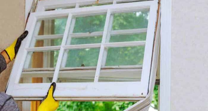 Window installation - AMC Siding