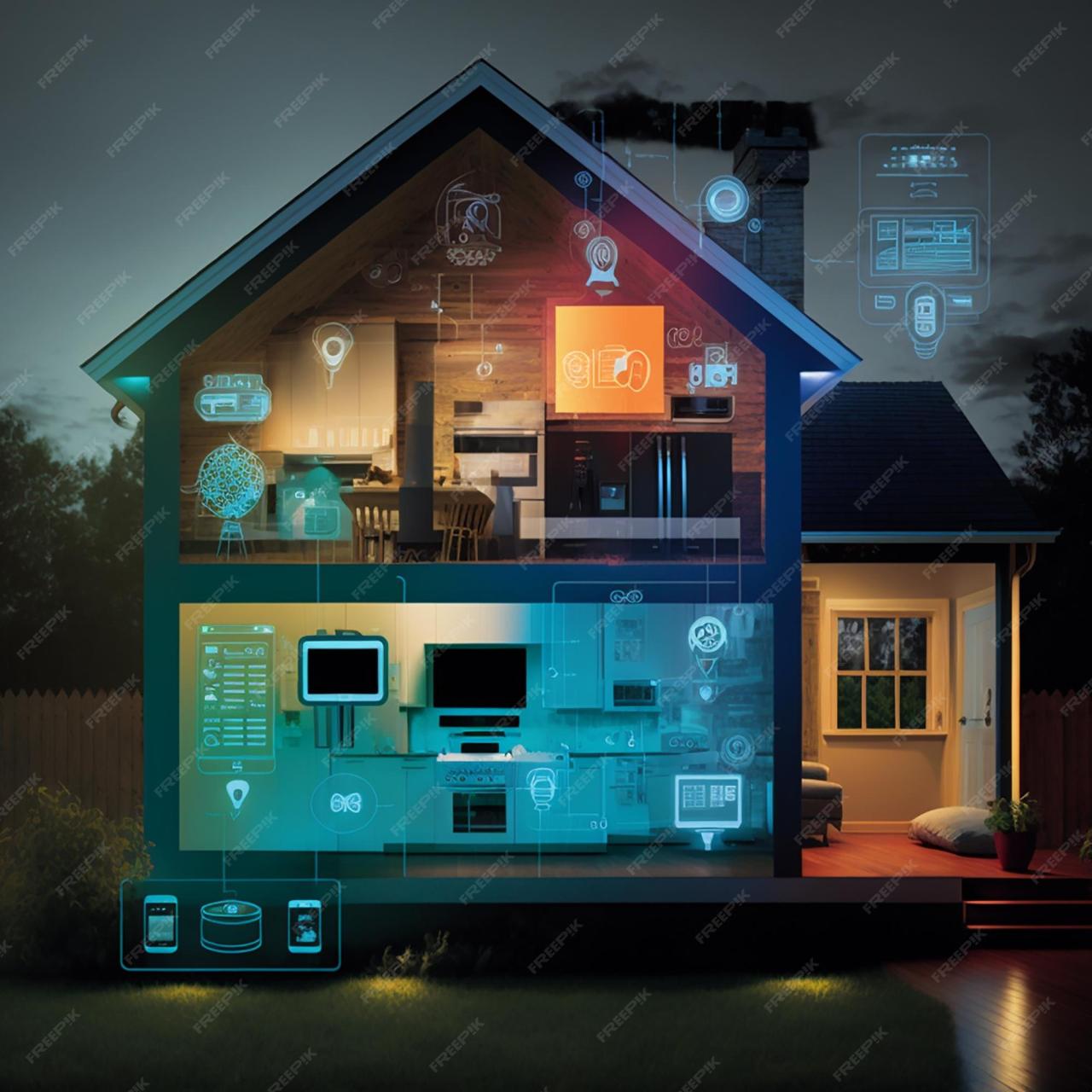 Smart future dream homes or automation